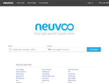 Tablet Screenshot of neuvoo.com